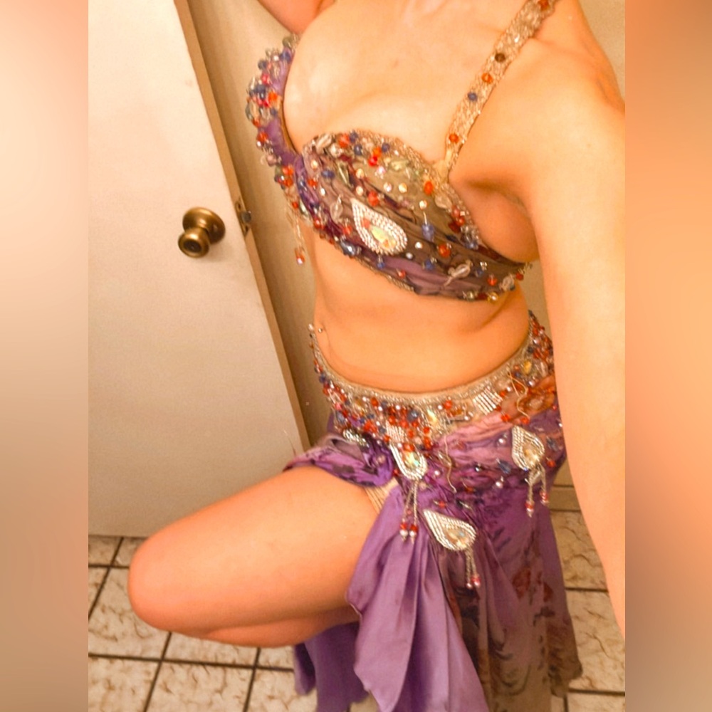 Professional belly dance costume